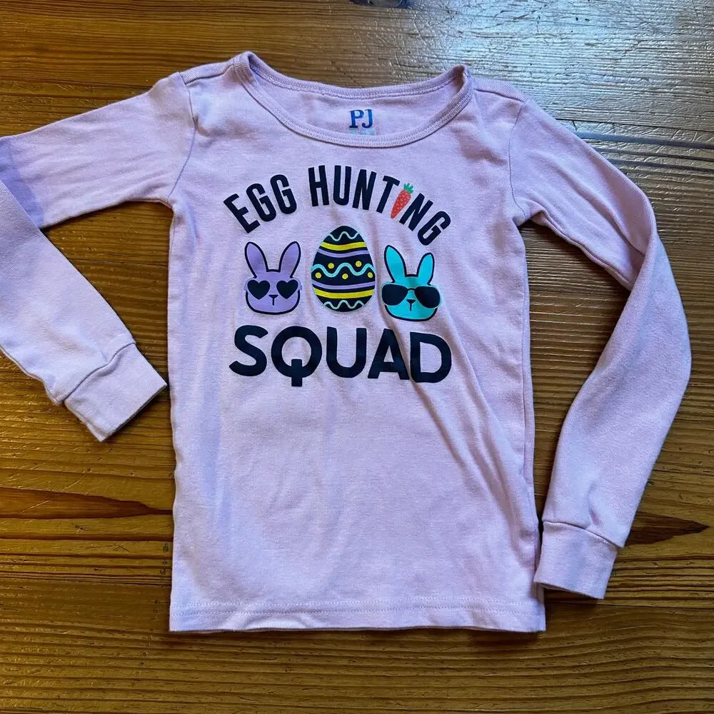 The Children's Place pink long sleeve spring Egg Hunting shirt SIZE‎ 4T